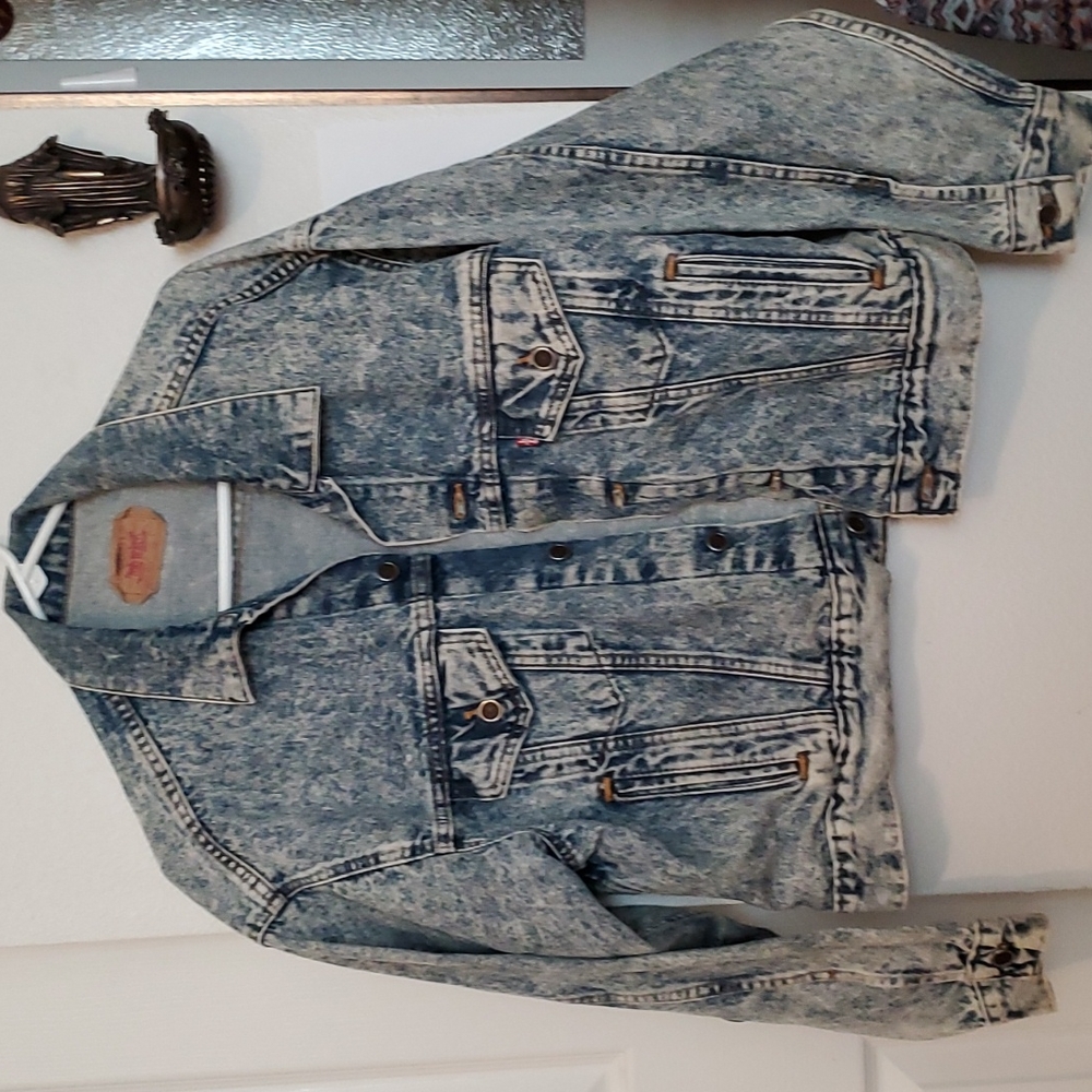 Acid stone Jean jacket